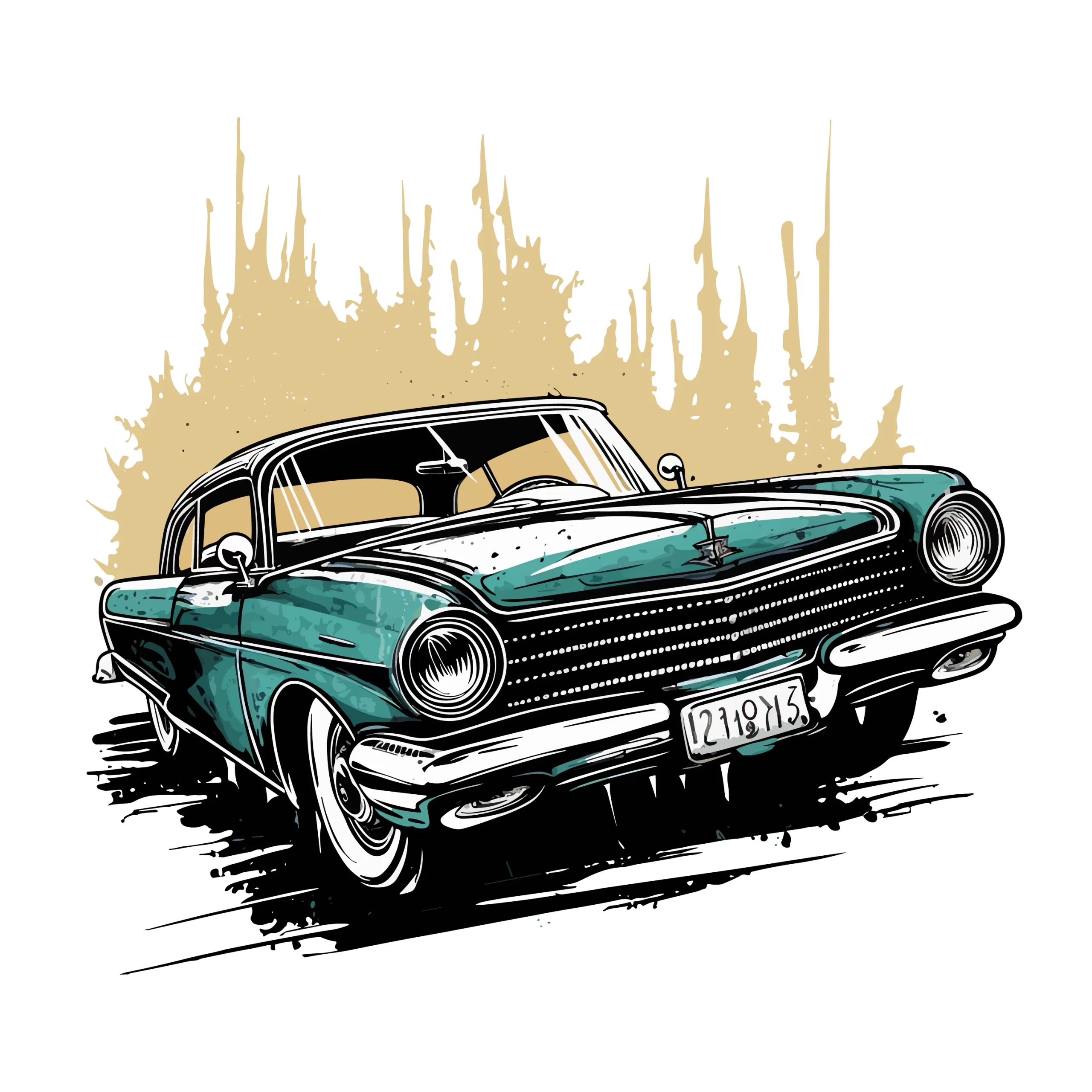 Steam car Drawing Vintage car, car, vintage Car, monochrome png | PNGEgg
