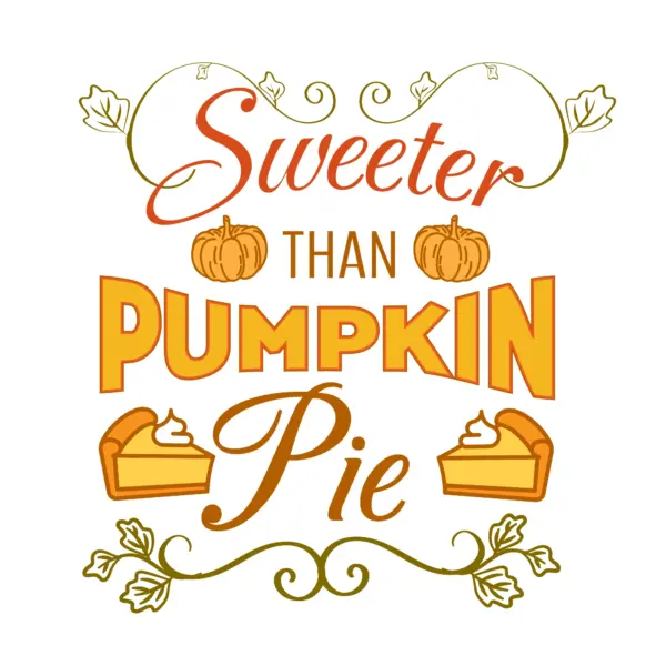 Phrase decorated with flowers and cakes design