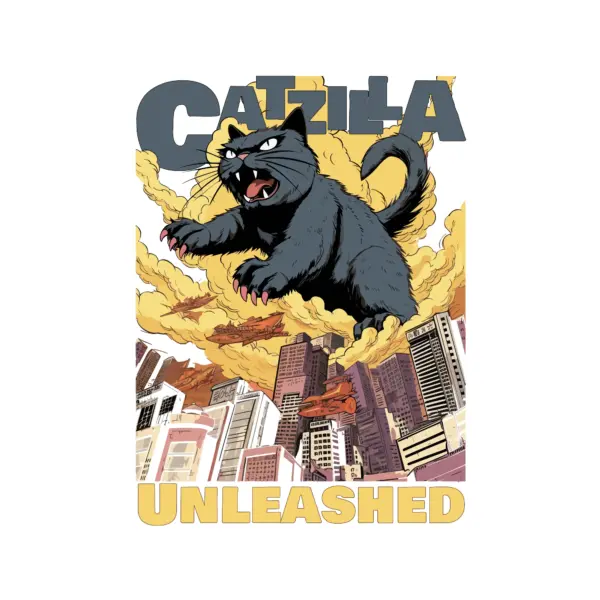 Giant cat terrorizes Tokyo design