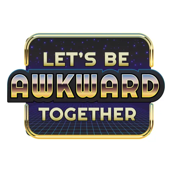 Love phrase with a vaporwawe design