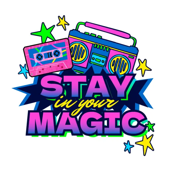 Classical sound system with a grafe magica cassette design