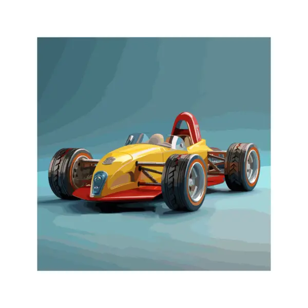 Vintage racing car design