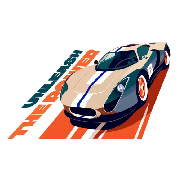 Auto bauhaus by the road and and sentence on the side design