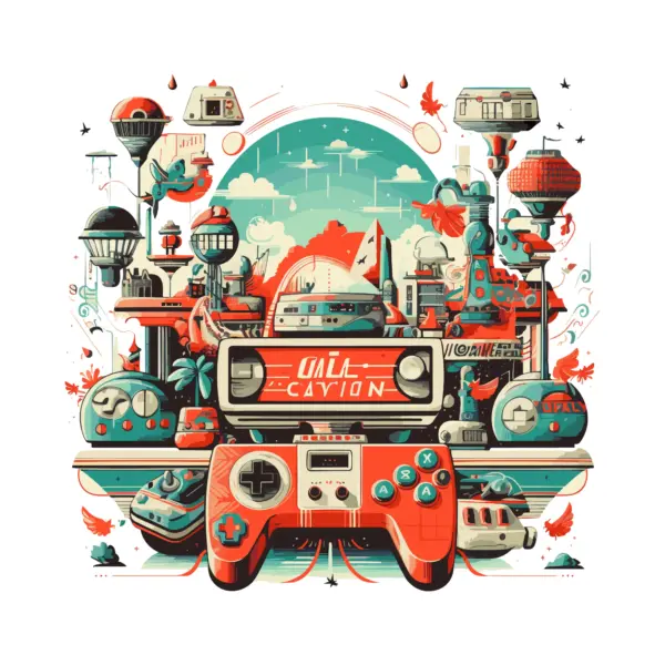 Classic video game control in a classic fantasy world design