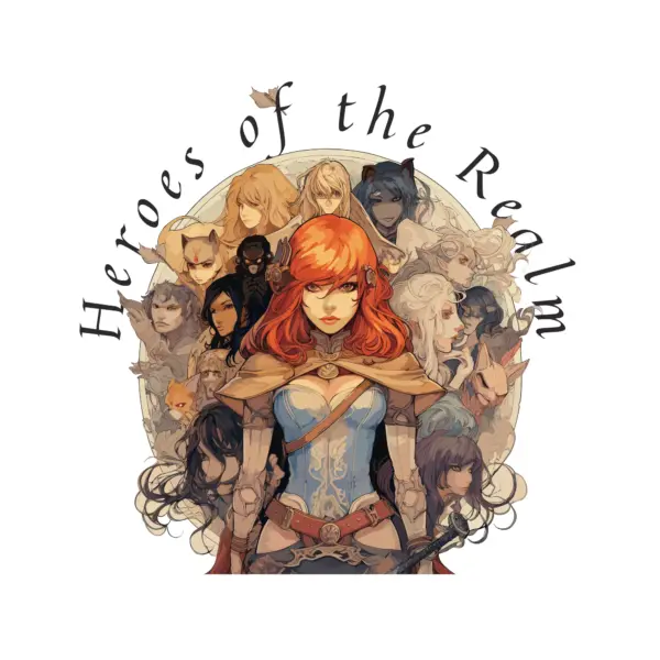 Medieval video game heroes team design