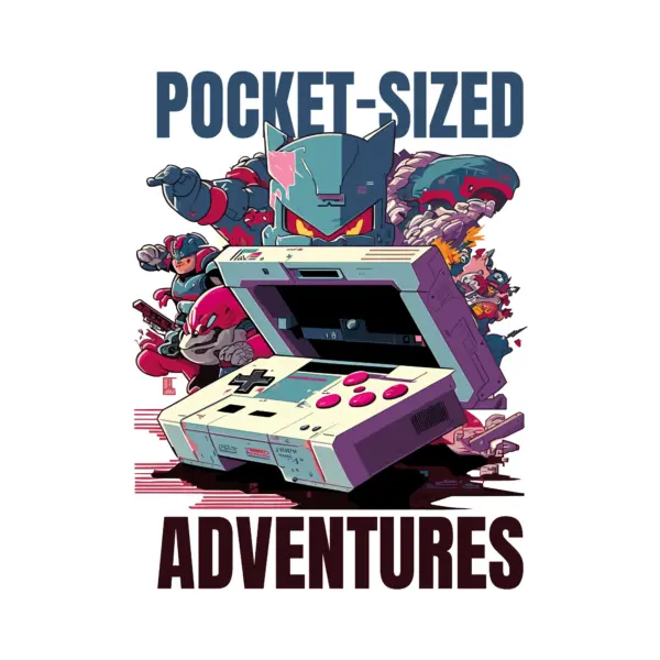 Portable video game console accompanied by a sentence design