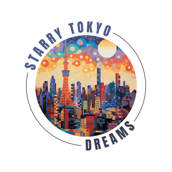 City of Japan painted in geometric style design