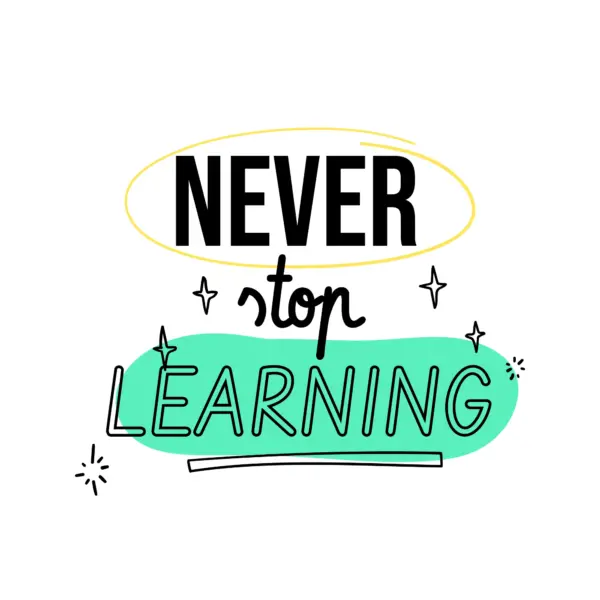 Motivational message to keep learning design