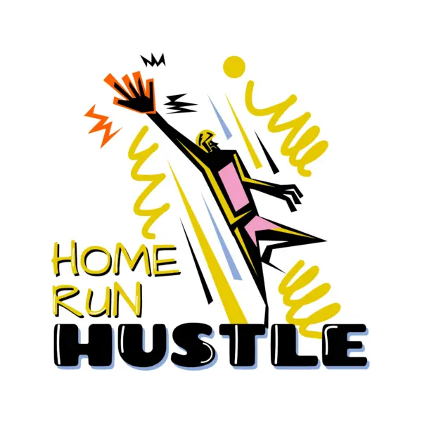 Man taking a baseball design