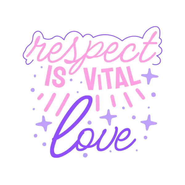 Love phrase decorated with sparkles and hearts design