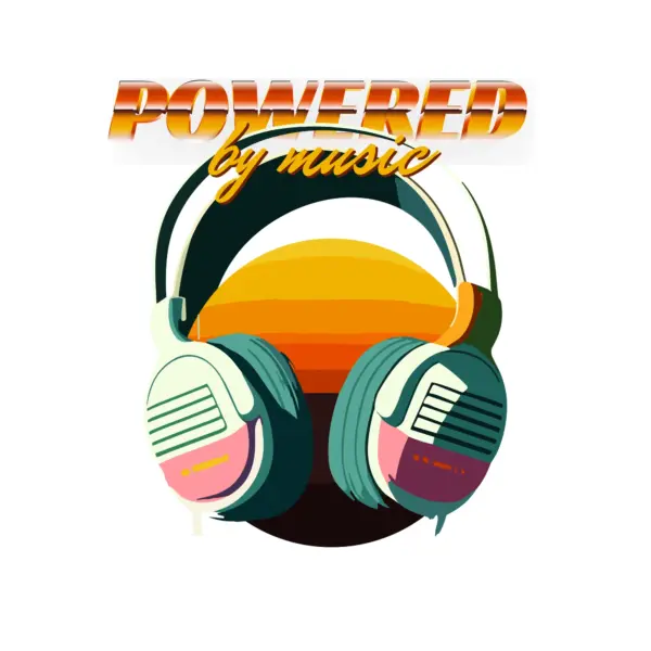 Classic headphones with a phrase design