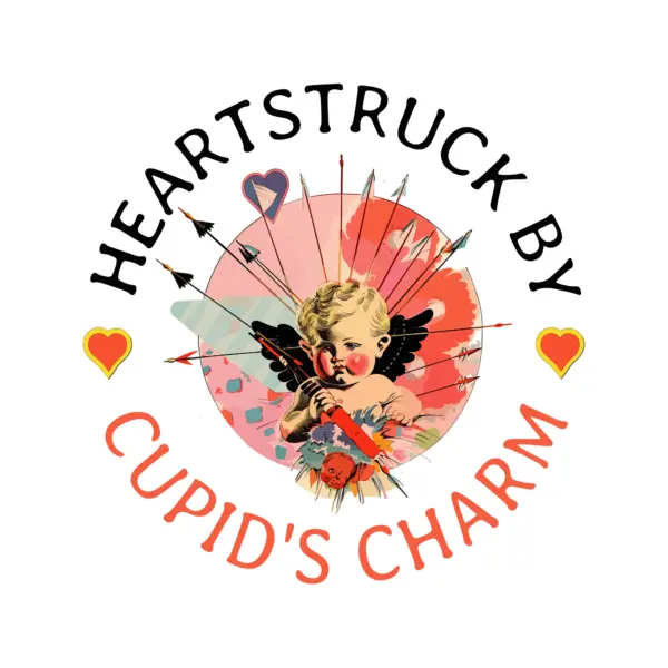 Cupid baby shooting arrows design