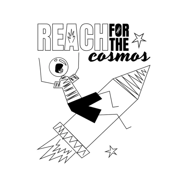 Boy with helmet mounted on a rocket design