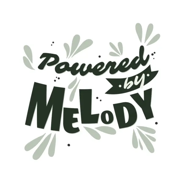 Musical phrase decorated with sparkles design