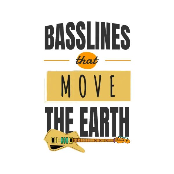 Musical phrase accompanied by electric guitar design