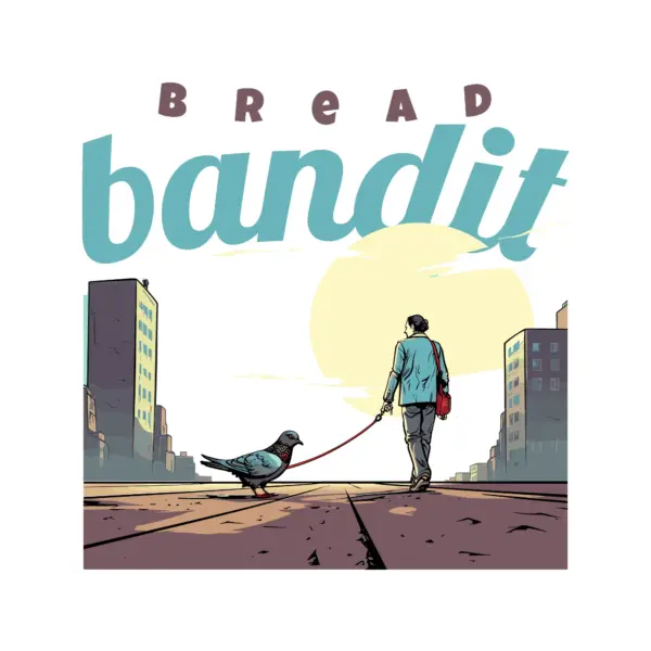 Person walking a pigeon design