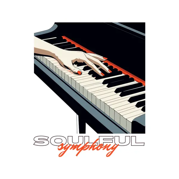 A woman's hand playing a symphony on her piano design