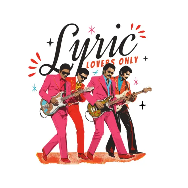 Musical quartet accompanied by a phrase design