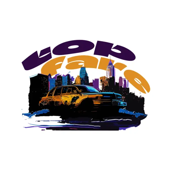 The New York skyline reflected design