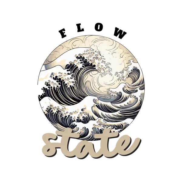 Giant waves accompanied by a phrase design