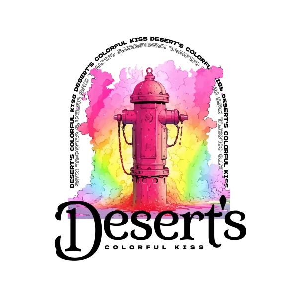 fire extinguisher with colorful smoke in the background design