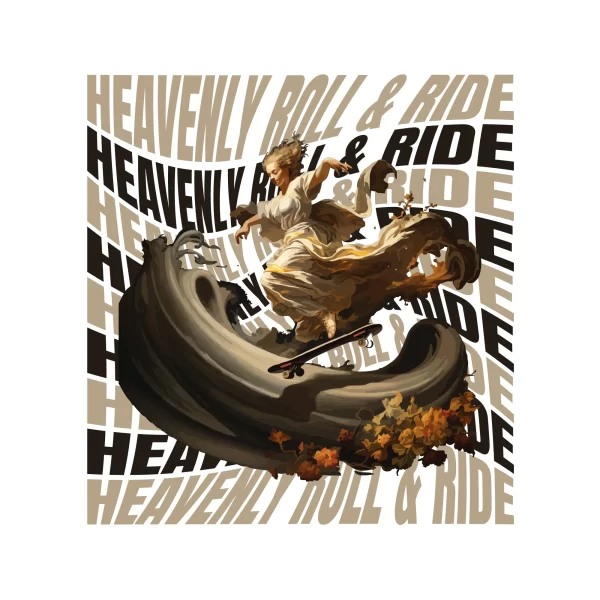 artistic angel skating design