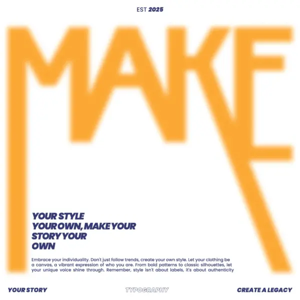 Motivational yellow blur effect design