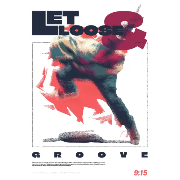 Man dancing breakdance design