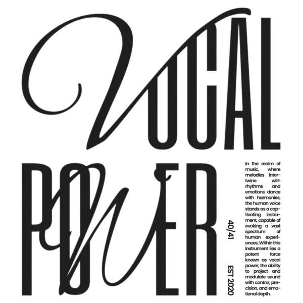 Musical decorated with different text fonts design