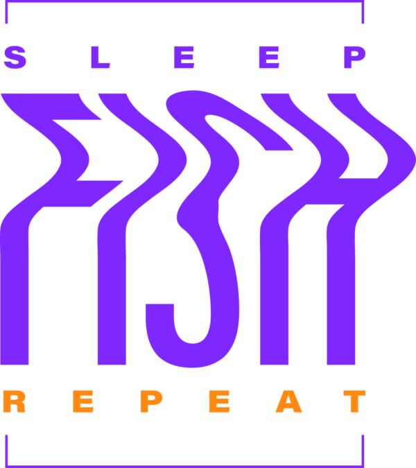 Fishing in purple design