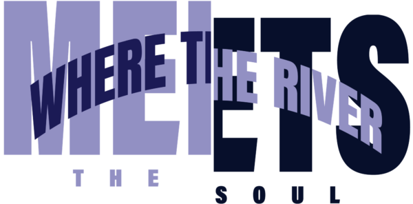 Fishing phrase divided into two design