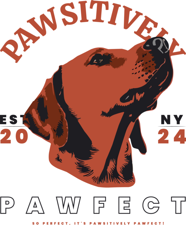 Labrador face looking at the horizon with a phrase surrounding the design design