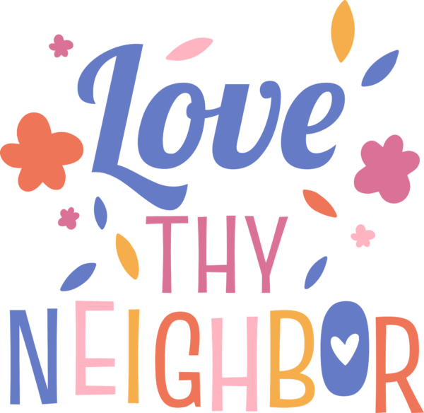 Love phrase in display serif font with letters in pastel colors design