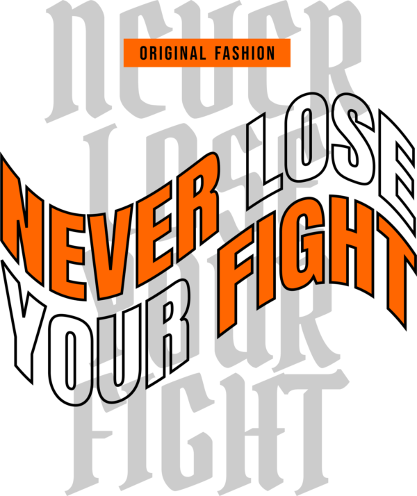 Motivational phrase in display and sans serif fonts in waves effect design