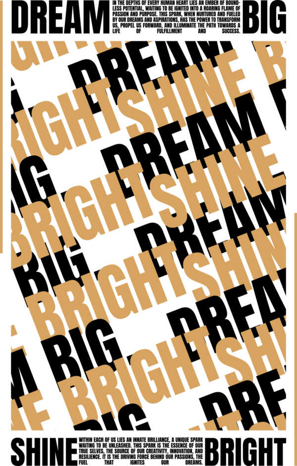 Phrase streetwear with stacked words design