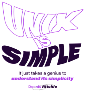 Unix is simple. It just takes a genius to understand its simplicity