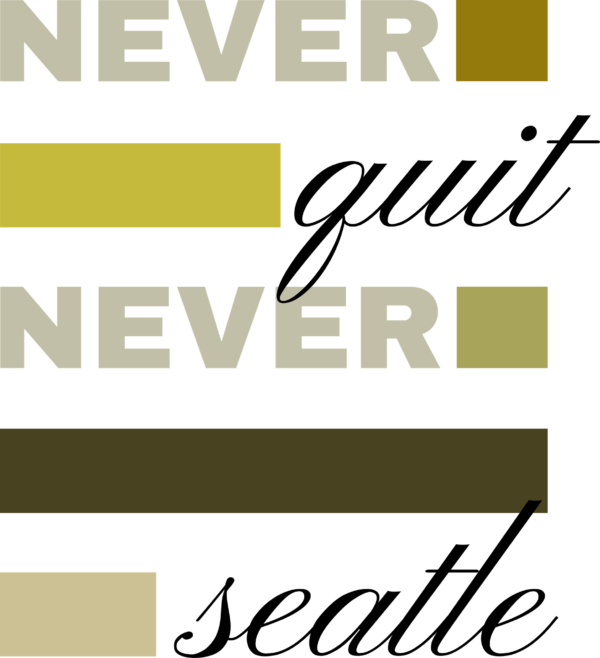 Motivation phrase and gym decorated with squares of different colors design