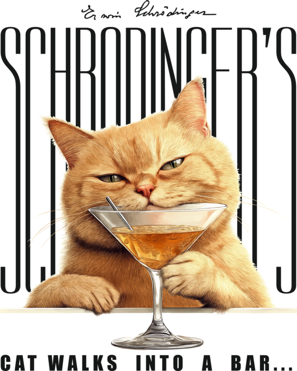 Schrodinger’s cat walks into a bar…
