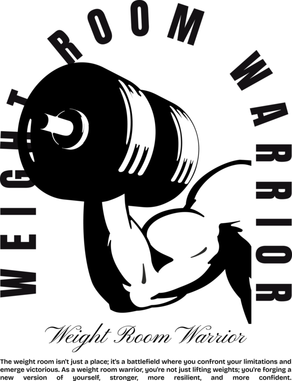 Silhouette of a very strong arm lifting a dumbbell design