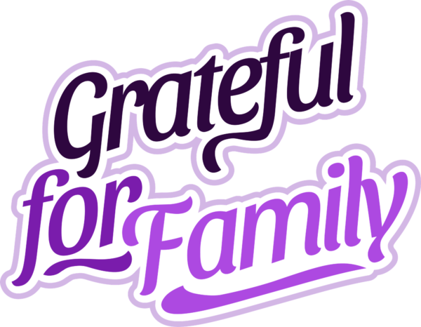 A familiar phrase in a slanted format in purple tones design