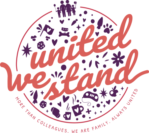 A familiar phrase inside a circle with decorative elements around design