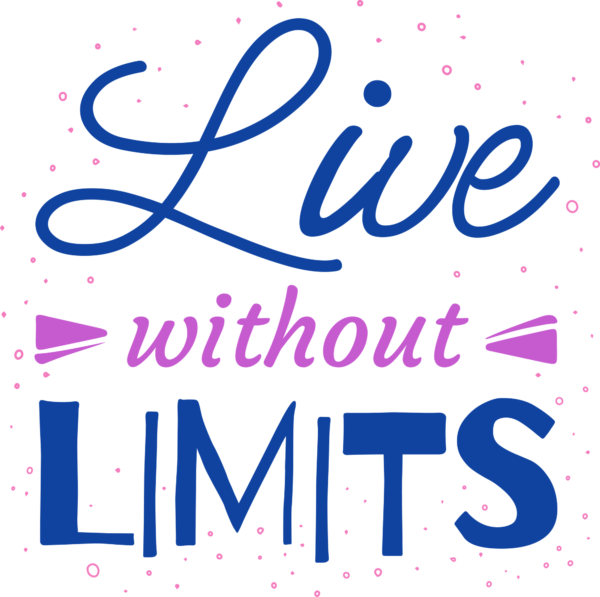 Inspirational phrase in a serif and display font in blue and purple tones design