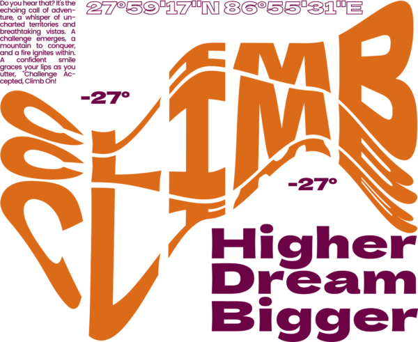 Phrase streetwear distorted in orange and purple design