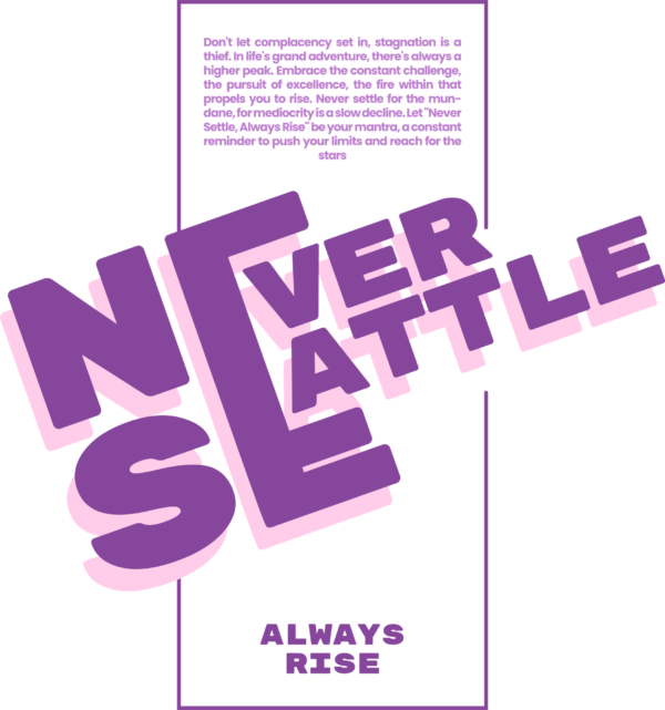 Streetwear phrase with a variable effect in italic font in pink tone design