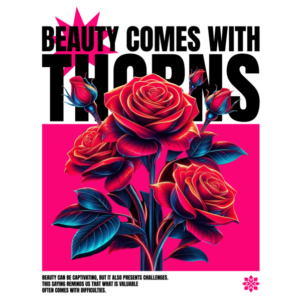 A bouquet of roses on a square and pink background design