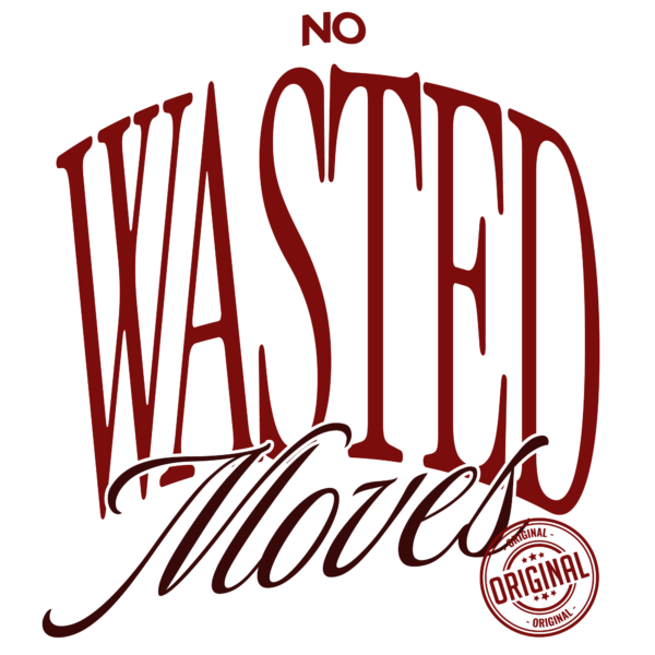 Phrase with arch effect in serif and handwritten font design