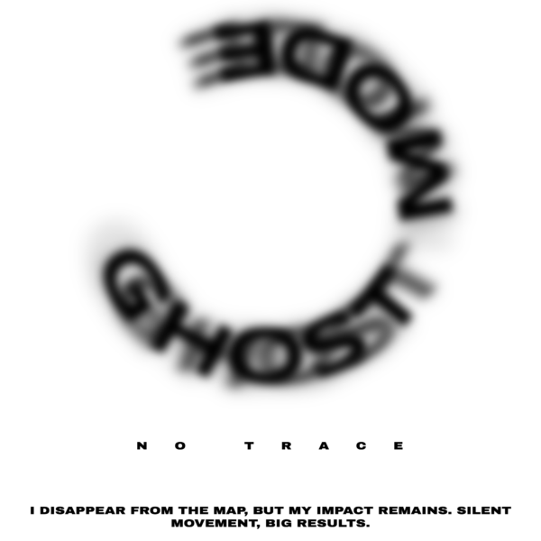 Phrase with graphic style in vertical format with blur and motion effect design