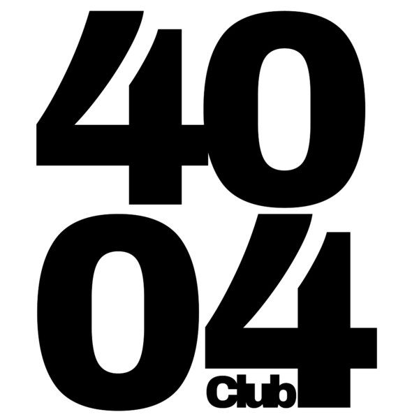 Typographic vertical design with fused numbers in black design