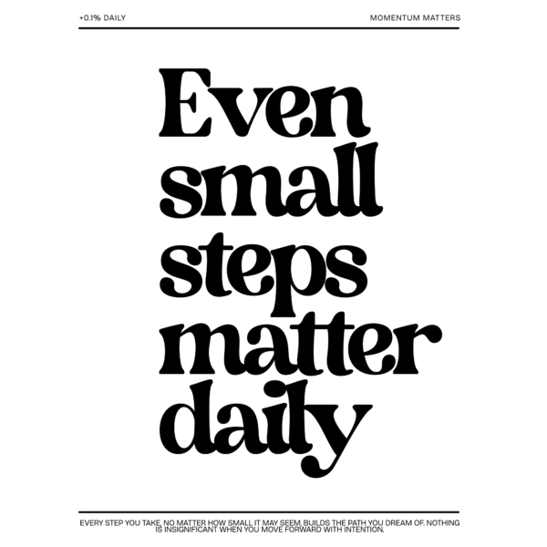 Inspirational message in serif and black tone design