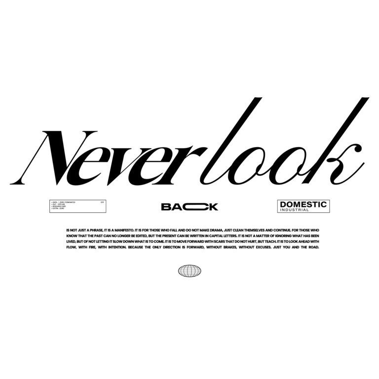 Simple typographic design with tilt and combination of two fonts design
